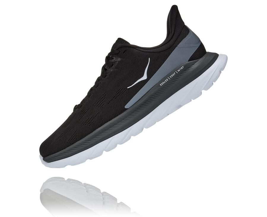 Hoka One One Koşu Ayakkabısı Kadın Siyah/Beyaz - Mach 4 - KQ4382791